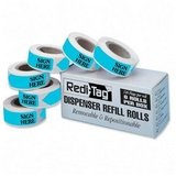 Redi-Tag 91003 Sign here blue arrow flag dispenser refill for right side, 6 120-flag rolls/box