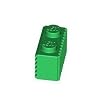 Lego Building Accessories 1x2 Green Profile Brick - Bulk Pack - 50 Pieces