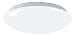 American Fluorescent Shallow Mushroom-Style Cloud - White Finish