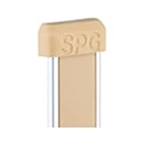 SPG(サヌキ) フラッシュ棚柱用エンドキャップ ナチュラルブラウン 1箱1000個価格 LA-523