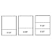 Laser3 Micro Perf Copy/Laser Paper, 3.66 Inches, 7.33 Inches, 20lb, Letter Size, White, 500 Sheets (04120)