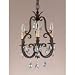 Salon MA Maison 3 Light Tortoise Shell Duo Mini Chandelier or Semi-Flush Mount
