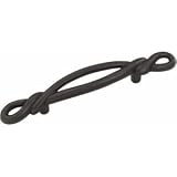 Hickory Hardware P3451-BI 3-Inch French Twist Pull, Black Iron