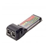 SYBA IO Card SD-EXPC34-2F 2 x Port 1394A Firewire ExpressCard Retail Computer w/ExpressCard slot New