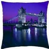 Pont Eclaire De Nuit - Throw Pillow Cover Case (18