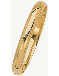 9mm 14k High Polished Bangle Bracelet