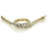 18ct Yellow Gold 10 Ct Diamond 4 Claw Set Tennis Bracelet- G / VS1