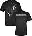 Halloween Michael Myers Classic Horror Suspense Movie Sequel Whiteout Adult Black T-Shirt