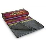 Alpaca wool throw, 'Kantuta Flower'