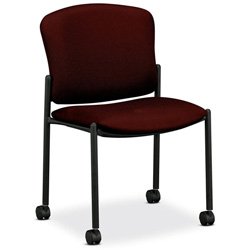 HON4077NT69T - Armless Guest Chair,21-1/4x22-1/2x33,2/CT,Wine