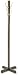 Quartet 2013 Costumer, Four Hooks, Solid Wood, Walnut