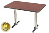 30 Square Lunchroom Table - Mahogany
