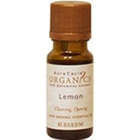 Organics Essential Oil Lemon .33 Oz 100% Organic Essential Oil