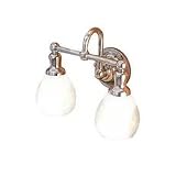 Tools & Hardware : 4342-PN - Hudson Valley Louisa 2-Light Wall Sconce in Polished Nickel