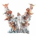 Jesus, Cherub, and Angel Wall Light by CricketCat