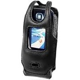 PREMIUM ELITE LAMBSKIN LEATHER CUSTOM CASE COVER (With 2 Interchangable Belt Clips) for NOKIA 6555 - RETAIL PACKAGING