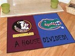 Florda State Seminoles & Florida Gators House Divided Rug