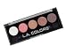 LA Colors 5 Color Metallic Eye Shadow Palette 24 Unforgettable