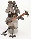 Dog Playing Electric Guitar Bottle Topperz