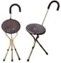 Seat Cane - Seat Cane - Deluxe Tri Seat adjustable height from 18"-21" is comfortable and has a 250 lb capacity. Sit and rest during shopping trips, waiting for the bus or while walking.