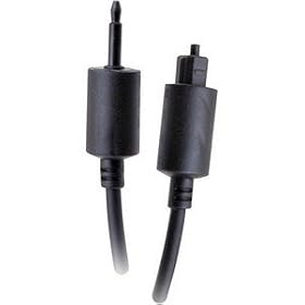 HOSA 3.5MM-TO-TOSLINK FIBER-OPTIC CABLE, 10 ft. TOSLINK to mini-Toslink: Electronics