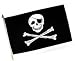 Pirate Flag On Stick Skull and Bones Design_s-1