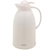 Thermos LLC 715TRI4 Vacuum Insulated Glass Carafe 51 Oz., White