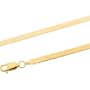 14K Yellow Gold Solid Flexible Herringbone - 16 inches