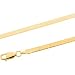 14K Yellow Gold Solid Flexible Herringbone - 18 inches