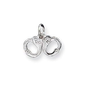 Buy Sterling Silver Handcuffs Charm