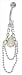 AB - RITZY DELIGHT Chandelier Dangle Belly Button Ring