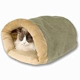 K&H Thermo-Crinkle Heated Cat Sack sage-color- 15' length x 12' width plush 4-watts model