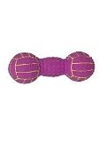 Vo-Toys Latex Stuffed Knobby Volleyball Dumbbell Dog Toy