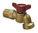 Industrial Grade 1APV8 Quarter Turn Hose Bibb, Standard, 3/4 In