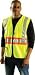 OccuNomix XL OccuLux High Visibility Fluorescent Yellow Expandable Two-Tone Safety Vest