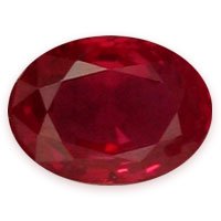 1cts Natural Genuine Loose Ruby Oval Gemstone