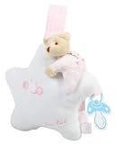Tuc Tuc Light Pink Baby Bottle and Pacifier Holder. Moons and Stars Collection.