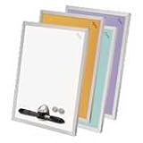 Magnetic Dry-Erase Board, Aluminum Frame,8-1/2x11,White
