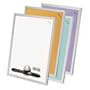 Magnetic Dry Erase Board, Aluminum Frame,8 1/2"x11",White (SAN70332) Category: Dry Erase Boards