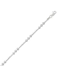 18" 1.5mm Bead Necklace with "Wheel" Beads Size = 18