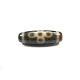 DZCL0305 Five Eyed Lightning Old Dzi Bead 