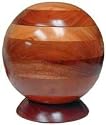 Hand Turned Mahogany Urn III