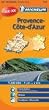 Provence Cote d'Azur: Regionalkarte. Tankstellen an Autobahnen und Strassen, Sicherheitsalerts, Stadtplan: Marseille (Michelin Regionalkarte)