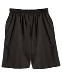 122 - Medium - Heather grey 7.1 oz Cotton Deluxe Shorts