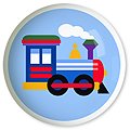 Trains, Planes & Trucks Train Knob by Olive Kids