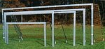 4.5'H x 9'W x 2'D x 4.5'B Official Recreational Unpainted Goal