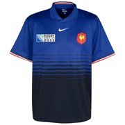 France RWC 2011 Home S/S Rugby Shirt - size M 38