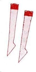 Dollhouse Miniature Red Fishnet Stockings for Display
