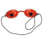Super Sunnies UV Eye Protection Tanning Goggles Eyeshields One Pair