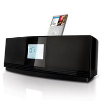 Coby FM Clock Radio with Dock for iPod and MP3 Players